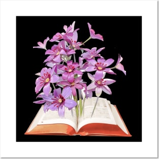 Flower Book Posters and Art